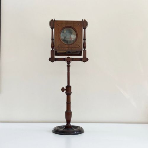fig 2. Large Eighteenth Century Mahogany Zograscope