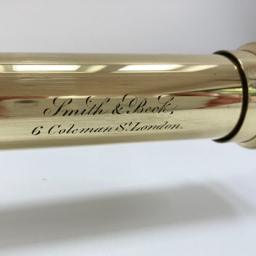 fig 2. Early Victorian Two Draw Telescope by Smith & Beck London