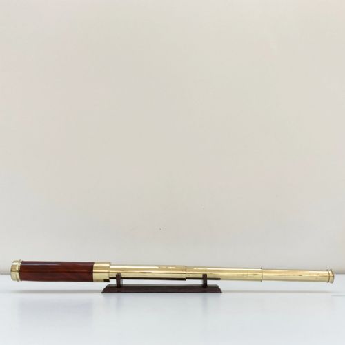 Georgian Cased Three Draw Telescope by Robert Brettell Bate of London