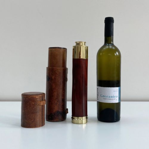 fig 2. Georgian Cased Three Draw Telescope by Robert Brettell Bate of London