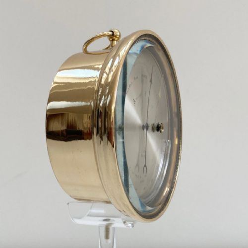 fig 3. Early Victorian Lucien Vidi Aneroid Barometer by EJ Dent Paris.