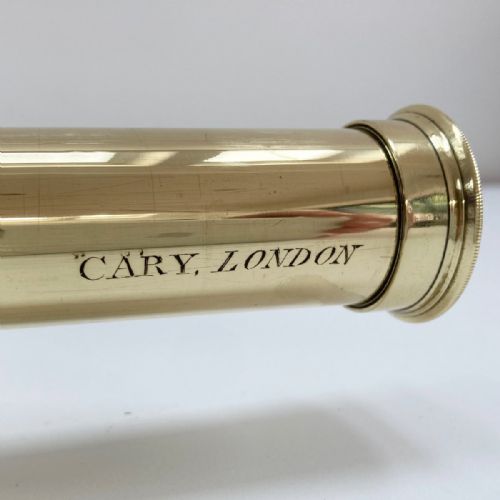 fig 2. Georgian Three Draw Telescope by Cary of London