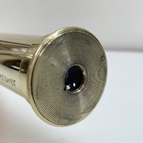 fig 4. Georgian Three Draw Telescope by Cary of London