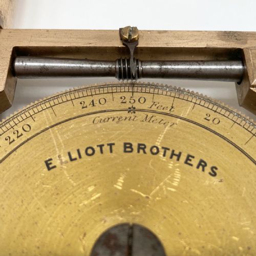 fig 4. Victorian Cased Saxton Water Current Meter by Elliott Brothers of 56 Strand London
