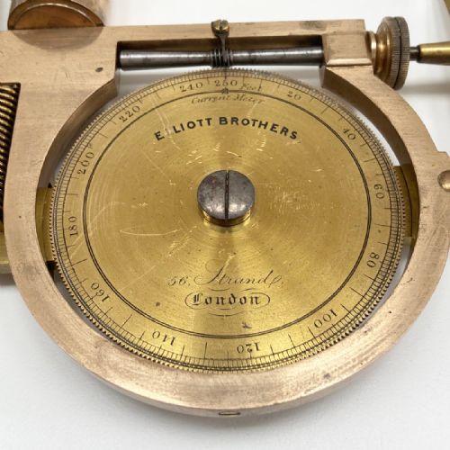 fig 5. Victorian Cased Saxton Water Current Meter by Elliott Brothers of 56 Strand London