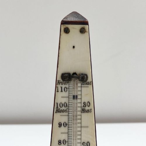 fig 1. William IV Desk Thermometer from The Burning of The Palace of Westminster 1834