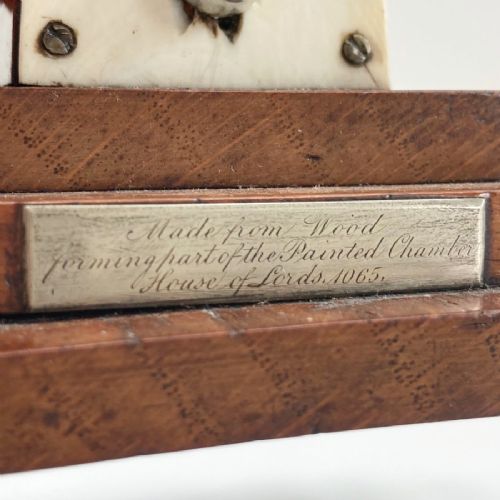 fig 3. William IV Desk Thermometer from The Burning of The Palace of Westminster 1834