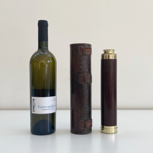 fig 2. Late Eighteenth Century Three Draw Telescope by J&W Watkins of Charing Cross