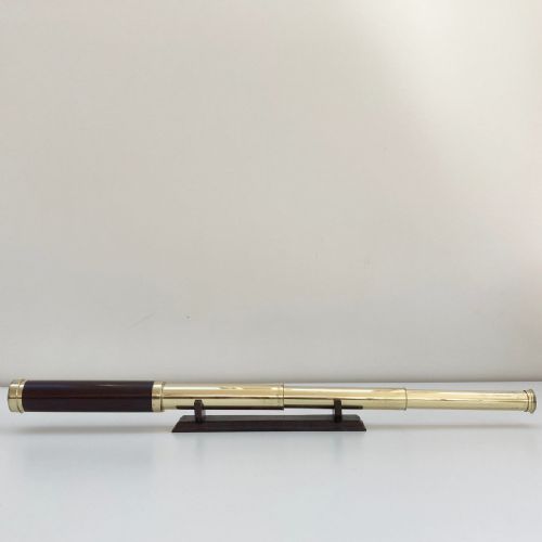 Late Eighteenth Century Three Draw Telescope by J&w Watkins of Charing Cross