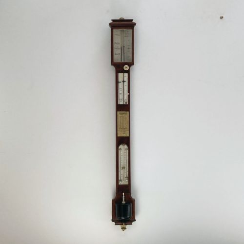 Early Victorian Weather Station Stick Barometer by Andrew Ross London