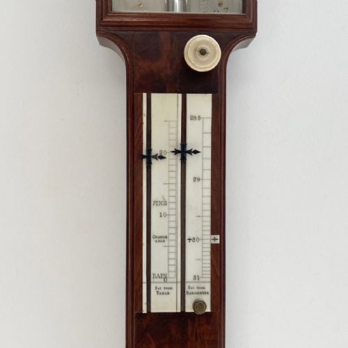 fig 1. Early Victorian Weather Station Stick Barometer by Andrew Ross London