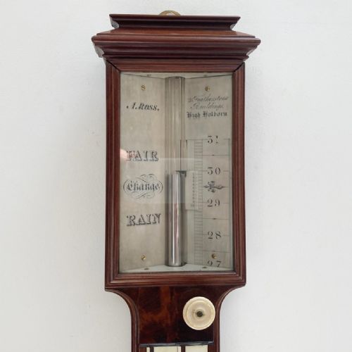 fig 3. Early Victorian Weather Station Stick Barometer by Andrew Ross London