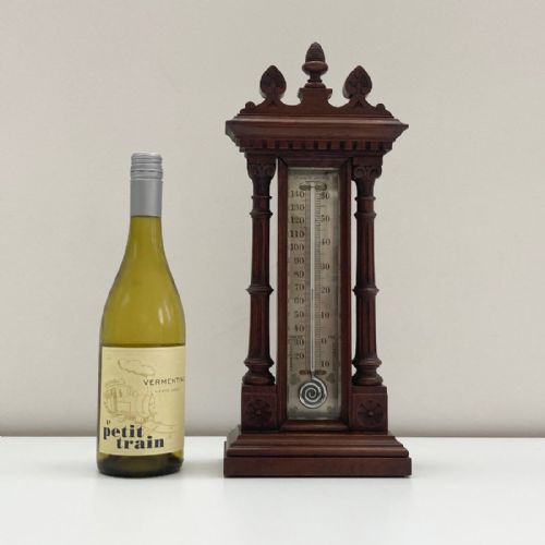 fig 1. Large Victorian Display Thermometer by Wood Late Abraham Liverpool