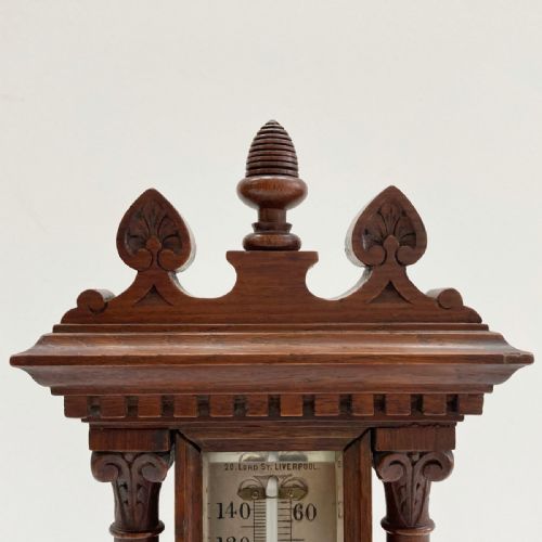 fig 7. Large Victorian Display Thermometer by Wood Late Abraham Liverpool