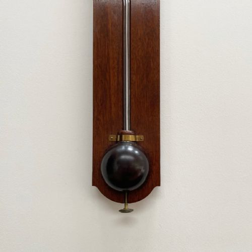 LATE EIGHTEENTH CENTURY MAHOGANY STICK BAROMETER BY GILBERT LONDON - ADDITIONAL PHOTO 3