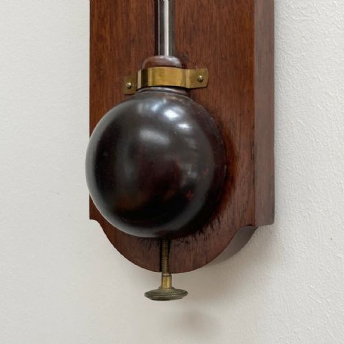 LATE EIGHTEENTH CENTURY MAHOGANY STICK BAROMETER BY GILBERT LONDON - ADDITIONAL PHOTO 4