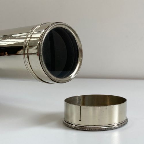 fig 4. Mid Victorian Single Draw Marine Telescope by Ross of London with Original Case