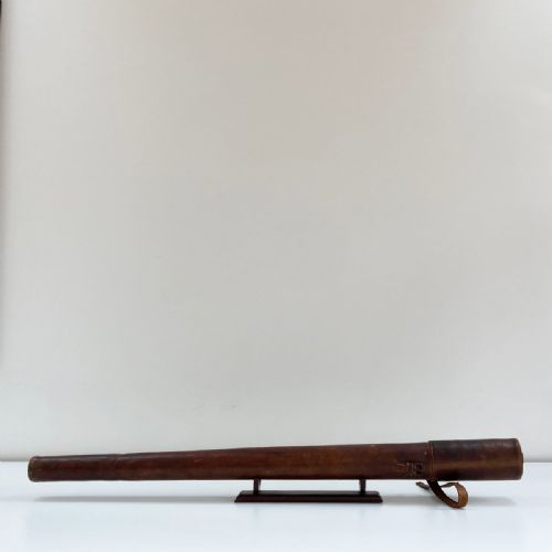 fig 8. Mid Victorian Single Draw Marine Telescope by Ross of London with Original Case