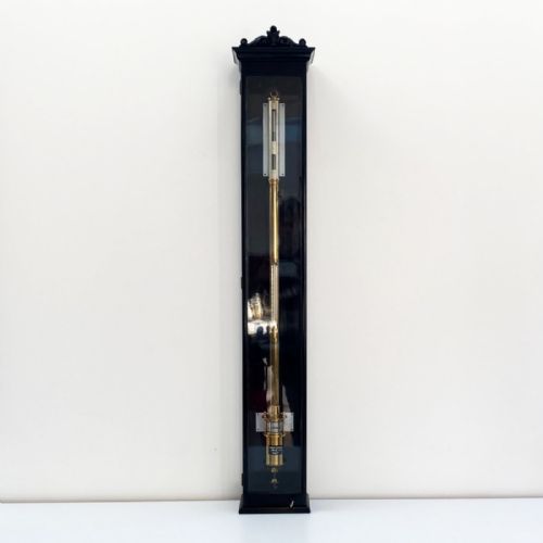 fig 1. Mid Victorian Ebonised Cased Fortin Barometer by Louis Casella London