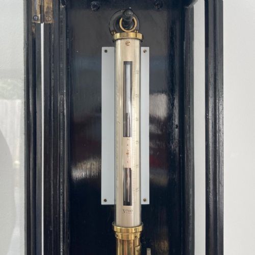fig 2. Mid Victorian Ebonised Cased Fortin Barometer by Louis Casella London