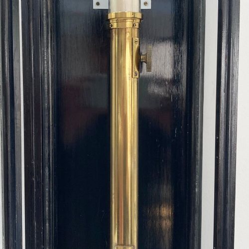 fig 3. Mid Victorian Ebonised Cased Fortin Barometer by Louis Casella London