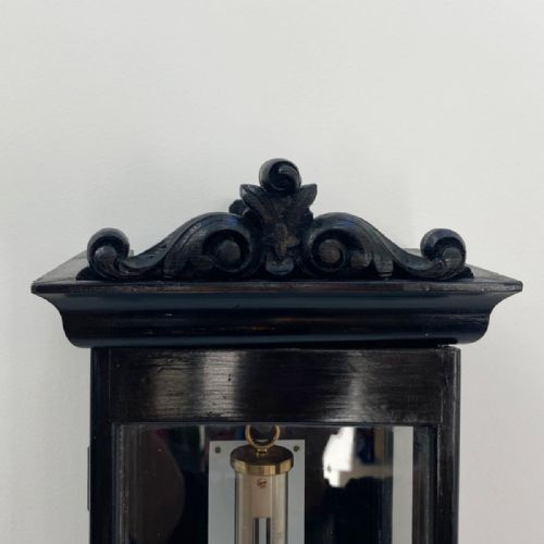 fig 6. Mid Victorian Ebonised Cased Fortin Barometer by Louis Casella London