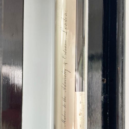 fig 8. Mid Victorian Ebonised Cased Fortin Barometer by Louis Casella London