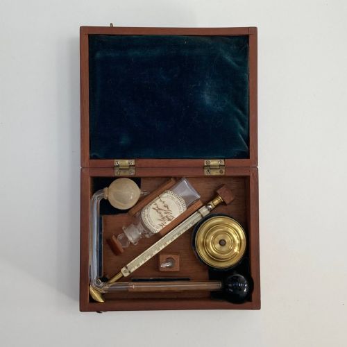 fig 1. Early Nineteenth Century Cased Daniells Hygrometer by John Newman London