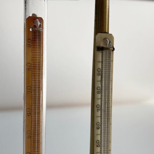 fig 2. Early Nineteenth Century Cased Daniells Hygrometer by John Newman London