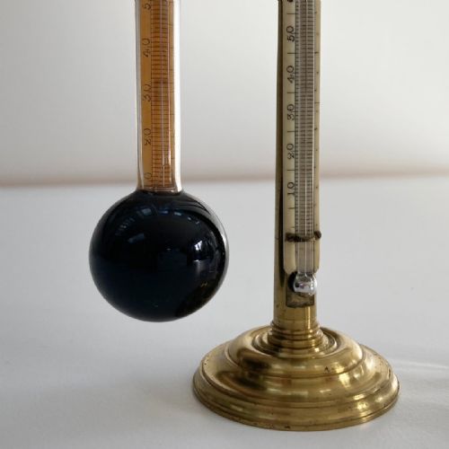 fig 3. Early Nineteenth Century Cased Daniells Hygrometer by John Newman London