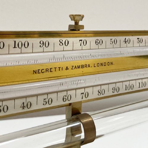 fig 2. Victorian Mason's Hygrometer on Stand by Negretti & Zambra of London