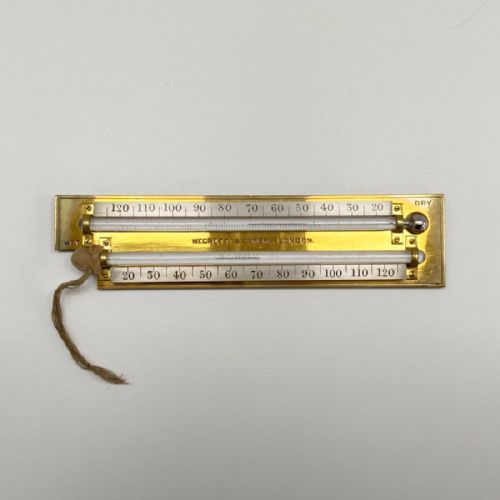 fig 4. Victorian Mason's Hygrometer on Stand by Negretti & Zambra of London