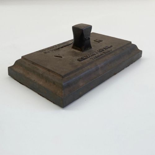 fig 3. Crimean War Paperweight Cast From The Dock Gates of Sevastapol