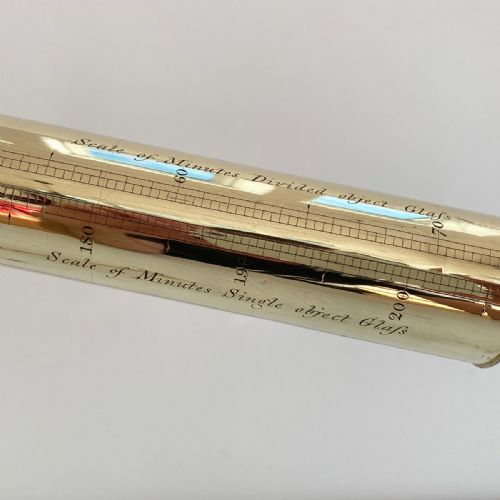 fig 4. Sir David Brewster Patent Telescope for Measuring Distances & Angles by William Harris & Co London