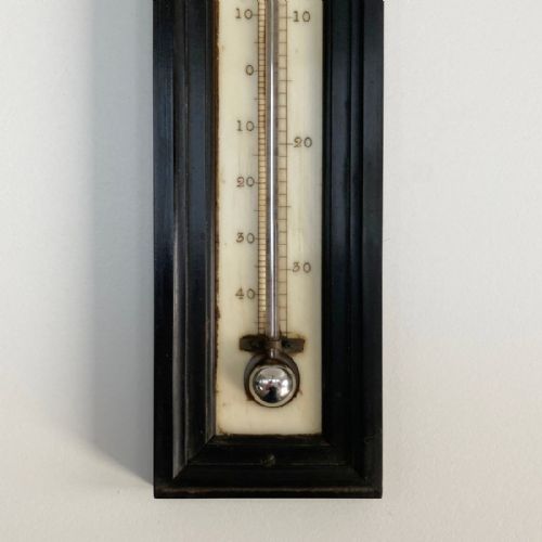 fig 2. Large Georgian Wall Thermometer in Case by Matthew Berge London