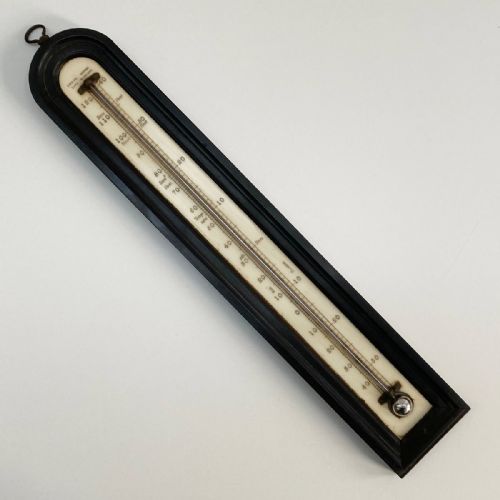 fig 3. Large Georgian Wall Thermometer in Case by Matthew Berge London