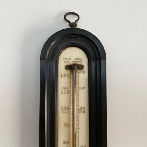 fig 5. Large Georgian Wall Thermometer in Case by Matthew Berge London