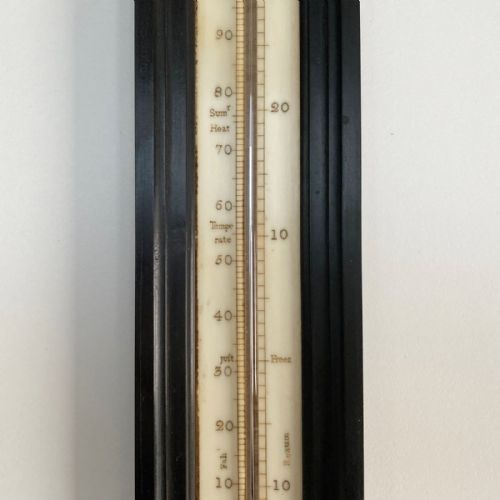 fig 6. Large Georgian Wall Thermometer in Case by Matthew Berge London
