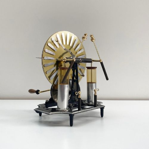 Edwardian Wimshurst Machine or Electrostatic Generator