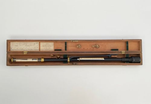 fig 8. Victorian Kew Pattern Marine Barometer by Adie with Met Office Inscription