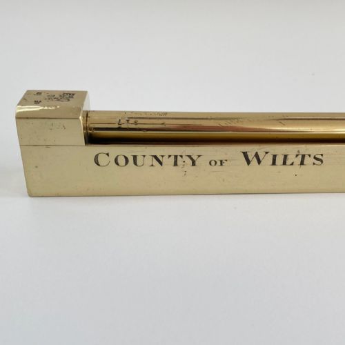 fig 4. Rare First Year Governmental Standard Yard Measure by Bate London - 1824