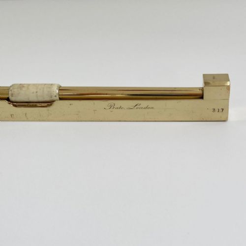 fig 5. Rare First Year Governmental Standard Yard Measure by Bate London - 1824