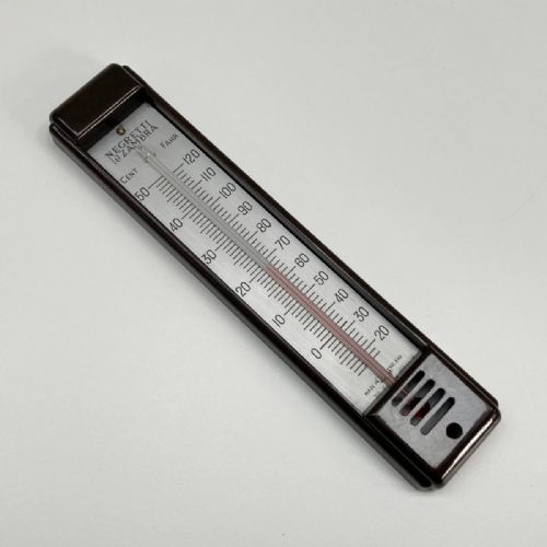 fig 2. Art Deco Brown Bakelite Wall Thermometer by Negretti & Zambra London