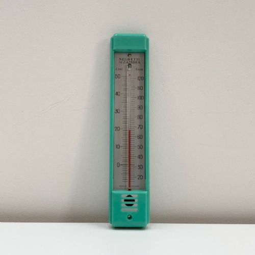 Art Deco Turquoise Bakelite Wall Thermometer by Negretti & Zambra London