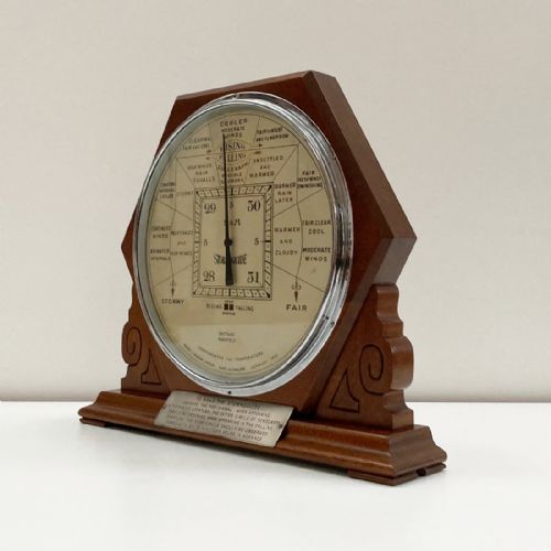 fig 2. Art Deco Shop Display Aneroid Stormoguide Barometer by Short & Mason