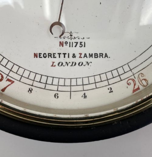 fig 2. Rare Presentation RNLI Aneroid Fishermans Barometer by Negretti & Zambra