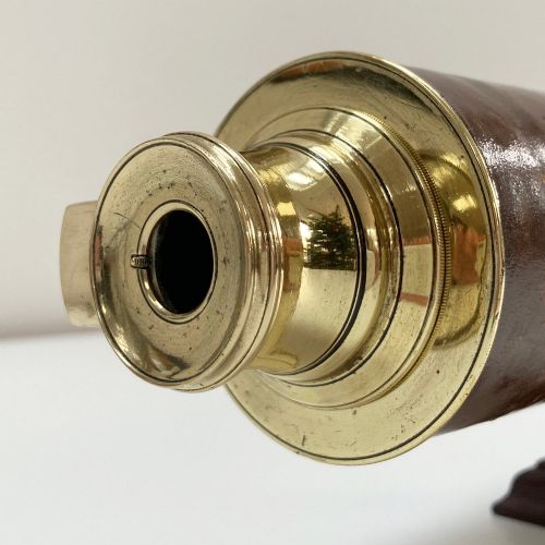 fig 6. Early Victorian Single Draw Marine Telescope by Richard Adie of Liverpool