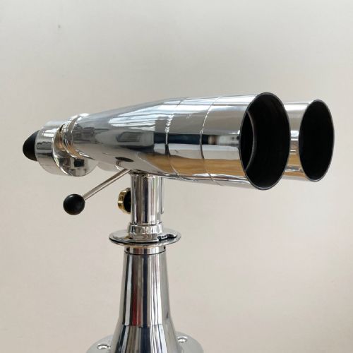 fig 2. Mid Twentieth Century Fuji Meibo 15 x 80 Marine Binoculars on Tripod Mount