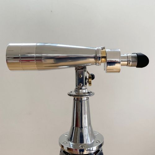 fig 6. Mid Twentieth Century Fuji Meibo 15 x 80 Marine Binoculars on Tripod Mount
