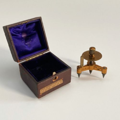 Early Twentieth Century Cased Spherometer by Adam Hilger London